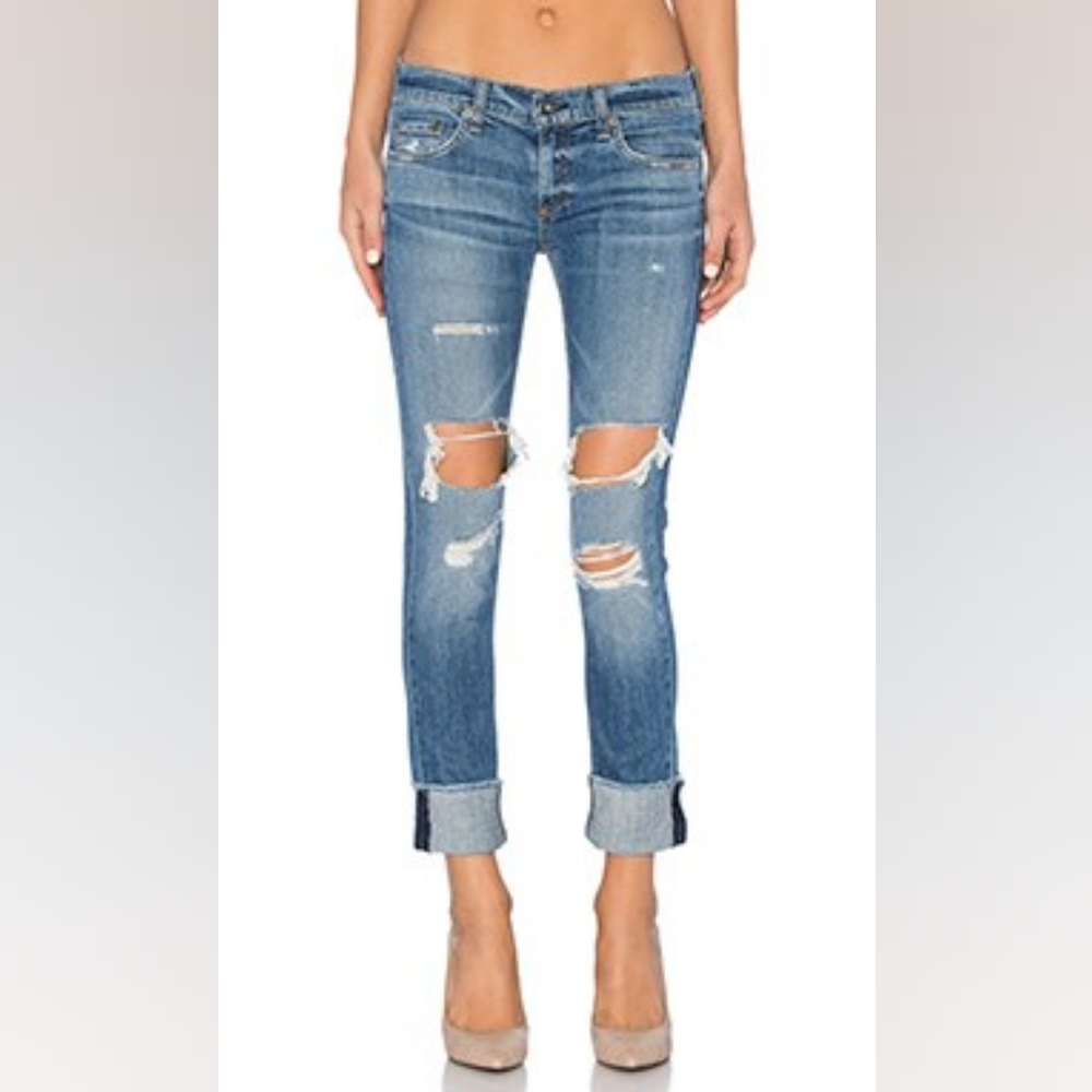 Rag and Bone Dre Slim Boyfriend Jeans